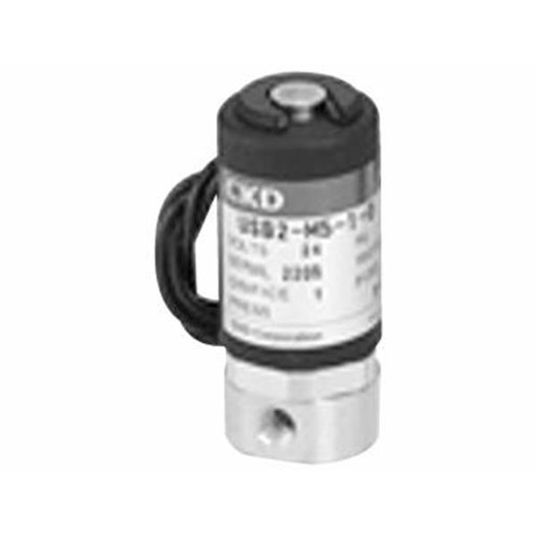 CKD喜開(kāi)理多種流體小型直動(dòng)式2通電磁閥USB2-M5-2-L-AC100V